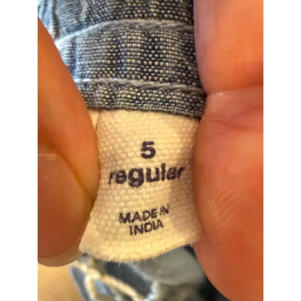 GAP Kids Denim embroidery Shorts Youth girls 5